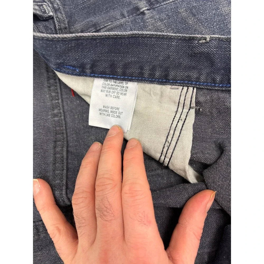 Nautica Relaxed Fit Dark Wash Blue Denim Jeans Mens‎ 40x30 Straight Leg
